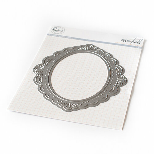 Pinkfresh Studio - Essentials Collection - Dies - Ornate Oval Frame 1 Pinkfresh Studio - Essentials Collection - Dies - Ornate Oval Frame