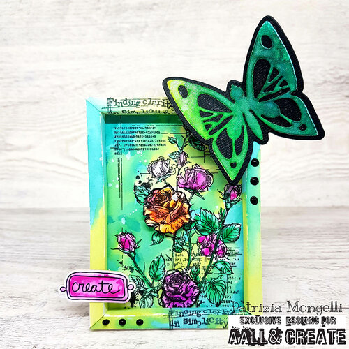 AALL and Create - Clear Photopolymer Stamps - Dot Dash Grid 5 AALL and Create - Clear Photopolymer Stamps - Dot Dash Grid