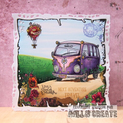 AALL and Create - Clear Photopolymer Stamps - Babylon Camper