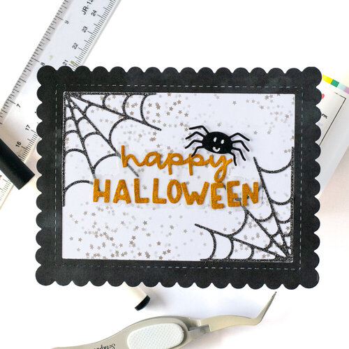 Scrapbook.com - Decorative Die Set - Willow Lane - Halloween - Witch Fox