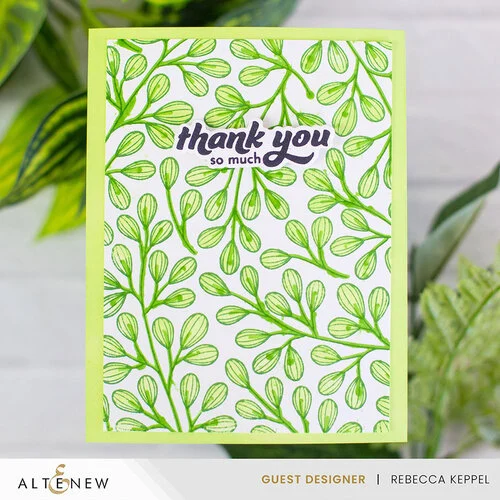 Altenew - Simple Coloring Stencil - 2 In 1 Set - Modern Leaf Background 3 Altenew - Simple Coloring Stencil - 2 In 1 Set - Modern Leaf Background