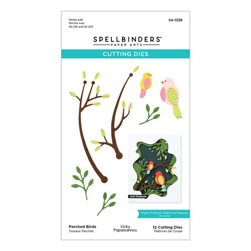Spellbinders - Etched Dies - Perched Birds 3 Spellbinders - Etched Dies - Perched Birds