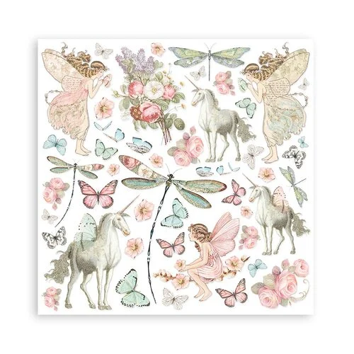 Stamperia - Wonderland Collection - 12 x 12 Paper Pad