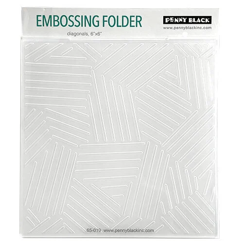 Penny Black - Embossing Folder - Diag
