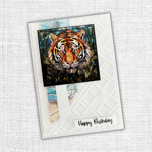 Paper Rose - Embossing Folder - Ben's Plaid