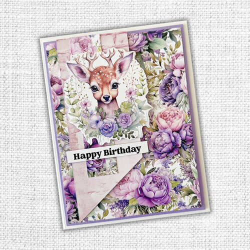 Paper Rose - Lavender And Roses Collection - 6 x 6 Paper Pack 2 Paper Rose - Lavender And Roses Collection - 6 x 6 Paper Pack