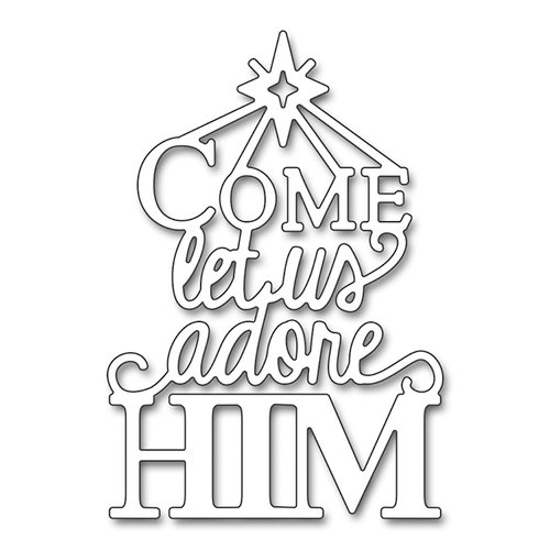Penny Black - Christmas - Creative Dies - Adore Him