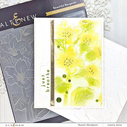 Altenew - Embossing Folder - 3D - Beautiful Bergenia 3 Altenew - Embossing Folder - 3D - Beautiful Bergenia
