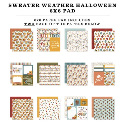 Echo Park - Sweater Weather Collection - 6 x 6 Paper Pad 2 Echo Park - Sweater Weather Collection - 6 x 6 Paper Pad