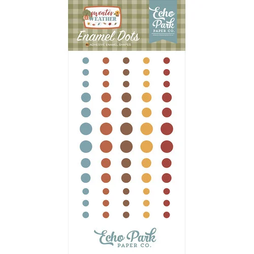 Echo Park - Sweater Weather Collection - Enamel Dots