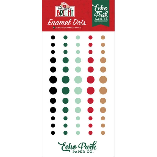 Echo Park - Baking Spirits Bright Collection - Enamel Dots