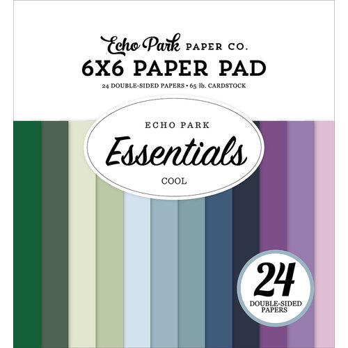 Echo Park - Essentials Collection - 6 x 6 Paper Pad - Cool 1 Echo Park - Essentials Collection - 6 x 6 Paper Pad - Cool