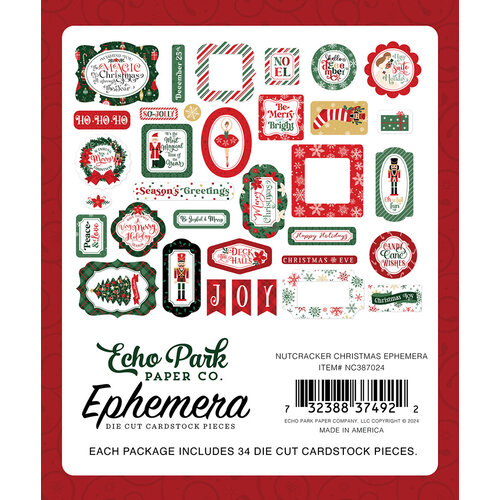 Echo Park - Nutcracker Christmas Collection - Ephemera 3 Echo Park - Nutcracker Christmas Collection - Ephemera