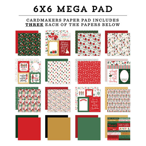 Echo Park - Nutcracker Christmas Collection - 6 x 6 Mega Paper Pad