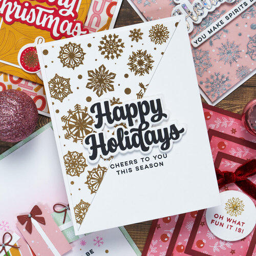 Scrapbook.com - Clear Photopolymer Stamp Set - Holiday