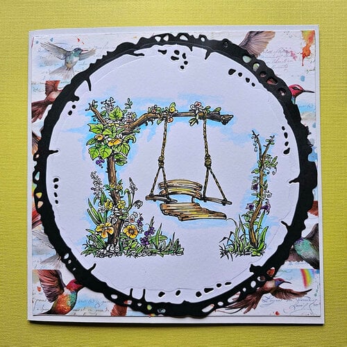 AALL and Create - Clear Photopolymer Stamps - Swing Garden