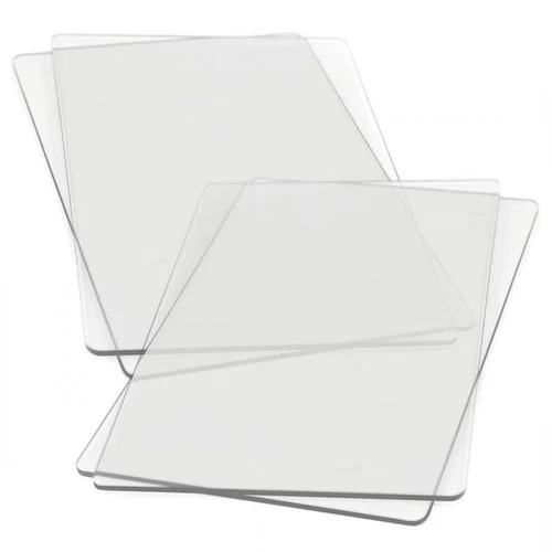 Sizzix - Cutting Pads - Standard - 2 Pair 4 Plates - Clear 1 Sizzix - Cutting Pads - Standard - 2 Pair 4 Plates - Clear