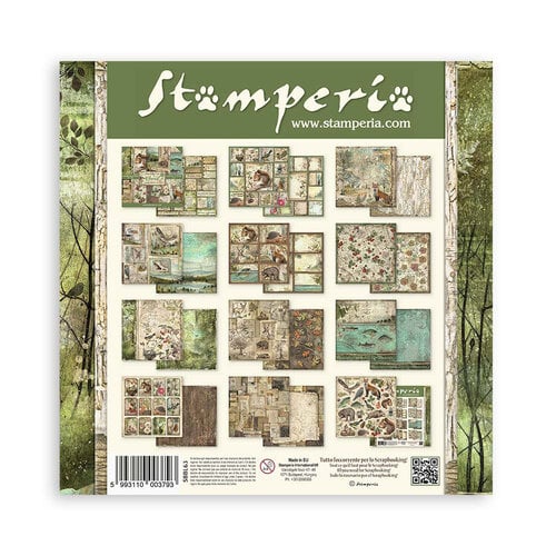 Stamperia - Forest Collection - 12 x 12 Paper Pad 13 Stamperia - Forest Collection - 12 x 12 Paper Pad