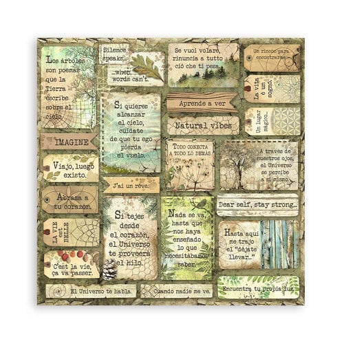 Stamperia - Forest Collection - 12 x 12 Paper Pad 14 Stamperia - Forest Collection - 12 x 12 Paper Pad