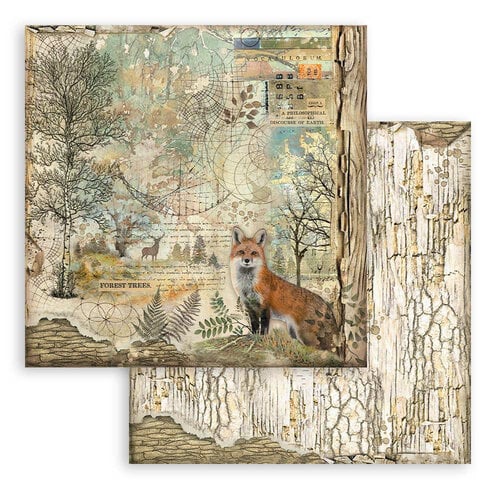 Stamperia - Forest Collection - 12 x 12 Paper Pad 3 Stamperia - Forest Collection - 12 x 12 Paper Pad