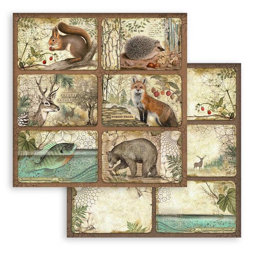 Stamperia - Forest Collection - 12 x 12 Paper Pad 5 Stamperia - Forest Collection - 12 x 12 Paper Pad