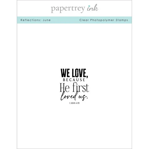 Papertrey Ink - Clear Photopolymer Stamps - Reflections - June