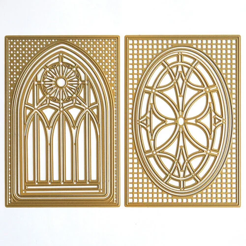 Anna Griffin - Dies - Stained Glass Card Front 1 Anna Griffin - Dies - Stained Glass Card Front