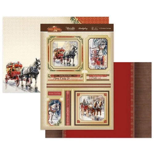 Hunkydory - Luxury Topper Set - A Christmas Carriage 1 Hunkydory - Luxury Topper Set - A Christmas Carriage