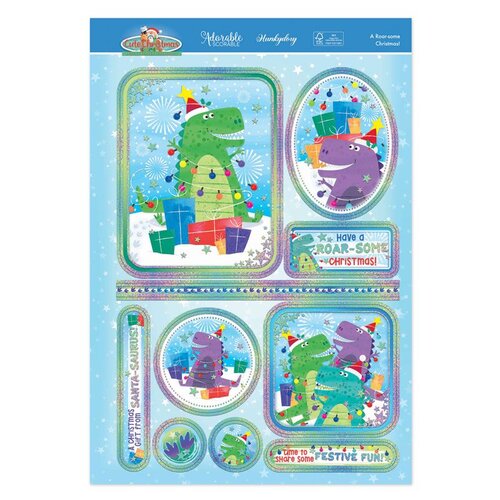 Hunkydory - Luxury Topper Set - A Roar-Some Christmas!