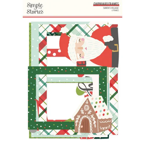 Simple Stories - Santas Village Collection - Chipboard Frames 1 Simple Stories - Santas Village Collection - Chipboard Frames