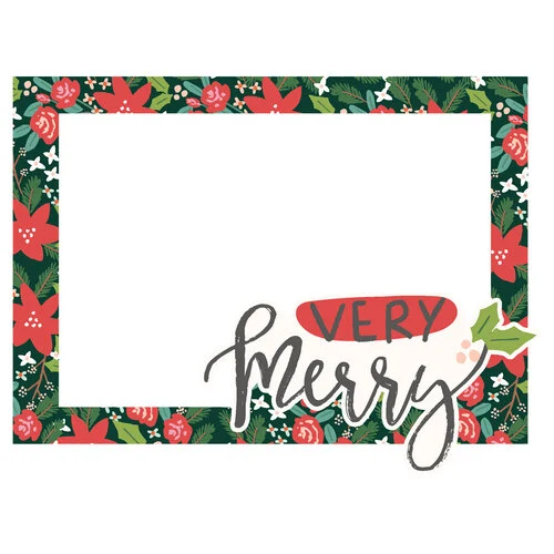 Simple Stories - Santas Village Collection - Chipboard Frames 5 Simple Stories - Santas Village Collection - Chipboard Frames