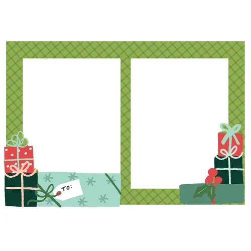 Simple Stories - Santas Village Collection - Chipboard Frames 6 Simple Stories - Santas Village Collection - Chipboard Frames