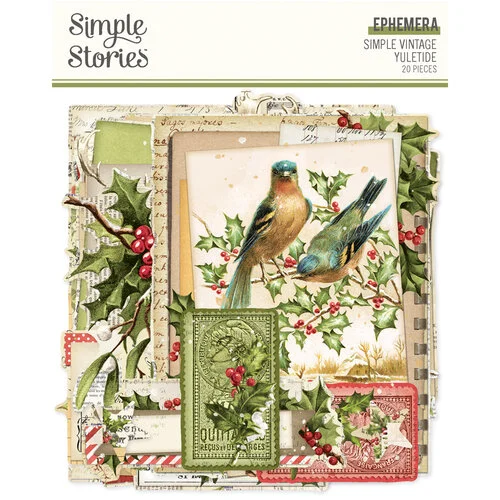 Simple Stories - Simple Vintage Yuletide Collection - Ephemera 1 Simple Stories - Simple Vintage Yuletide Collection - Ephemera