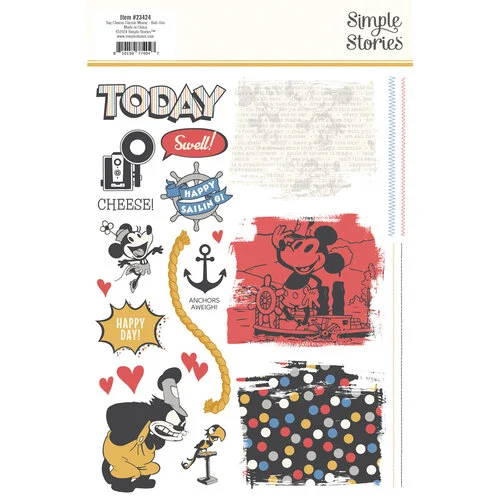 Simple Stories - Say Cheese Classic Mouse Collection - Rub Ons 2 Simple Stories - Say Cheese Classic Mouse Collection - Rub Ons