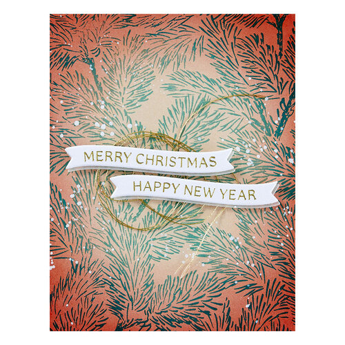 Spellbinders - BetterPress Collection - Press Plates and Dies - Mistletoe Greetings 4 Spellbinders - BetterPress Collection - Press Plates and Dies - Mistletoe Greetings