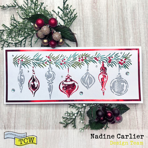 The Crafter's Workshop - Foil Transfer Sheets - Crimson Red