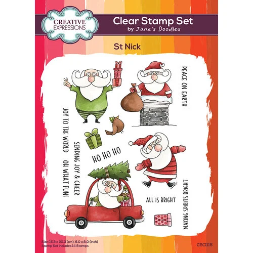 Creative Expressions - Clear Photopolymer Stamps - St. Nick