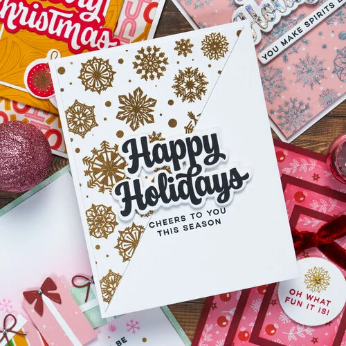 Scrapbook.com - Photopolymer Stamp Set and Coordinating Die- Holiday 4 Scrapbook.com - Photopolymer Stamp Set and Coordinating Die- Holiday