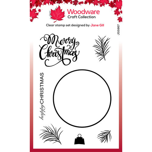 Woodware - Clear Photopolymer Stamps - Paintable Baubles - Big Circle
