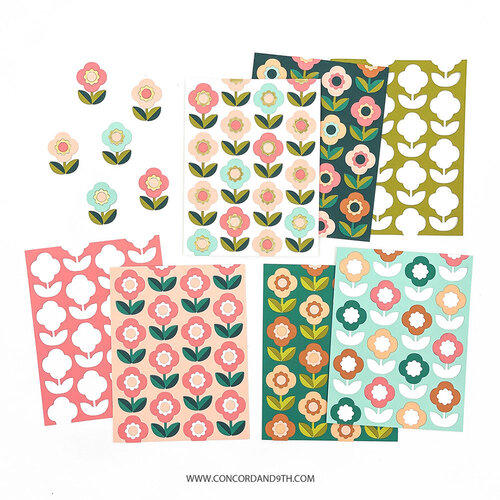 Concord and 9th - Dies - Posies Inlay 4 Concord and 9th - Dies - Posies Inlay