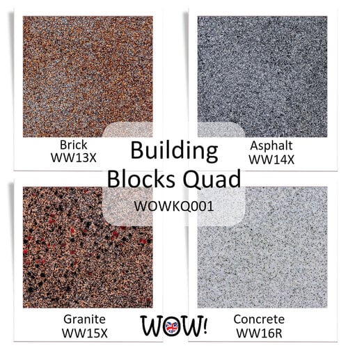 WOW! - Quad Collection - Embossing Powder - Building Blocks 2 WOW! - Quad Collection - Embossing Powder - Building Blocks
