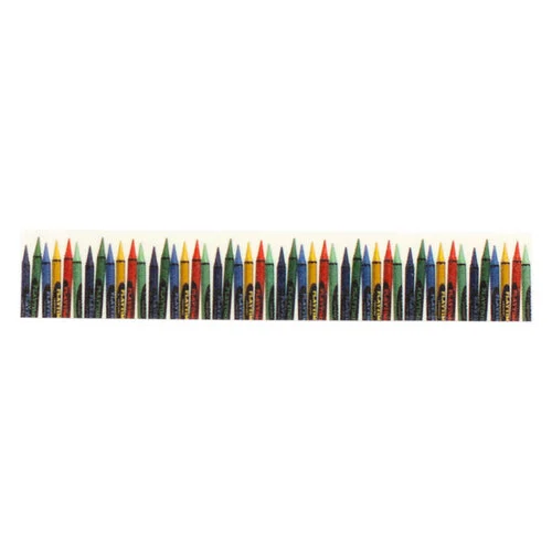 Carta Bella Paper - Back To School Collection - Washi Tape - Coloring Time Crayons