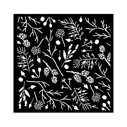Stamperia - Forest Collection - Stencils - Branches and Pinecones 1 Stamperia - Forest Collection - Stencils - Branches and Pinecones