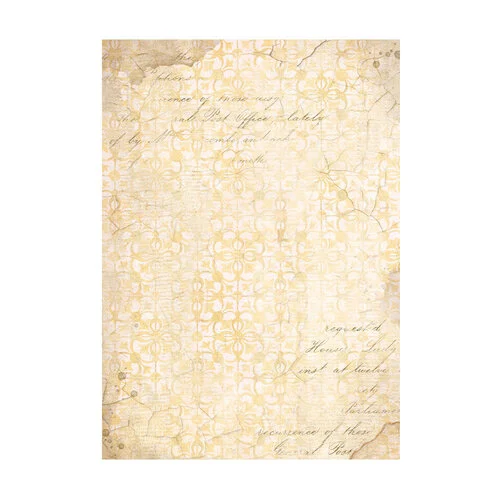 Stamperia - Golden Harmony Collection - A6 Rice Paper - Backgrounds - 8 Pack