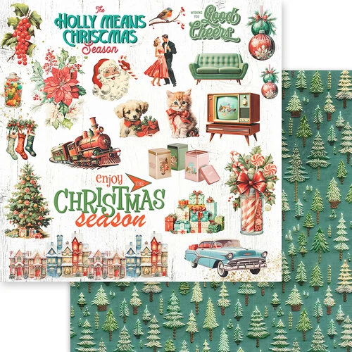 Memory Place - Merry & Bright Collection - 12 x 12 Collection Pack 7 Memory Place - Merry & Bright Collection - 12 x 12 Collection Pack