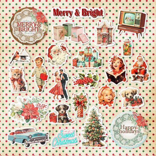 Memory Place - Merry & Bright Collection - Ephemera