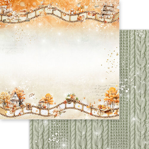 Memory Place - Beary Cozy Collection - 12 x 12 Double Sided Paper - Hello Fall 1 Memory Place - Beary Cozy Collection - 12 x 12 Double Sided Paper - Hello Fall