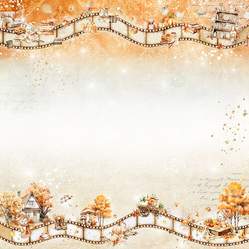 Memory Place - Beary Cozy Collection - 12 x 12 Double Sided Paper - Hello Fall 2 Memory Place - Beary Cozy Collection - 12 x 12 Double Sided Paper - Hello Fall