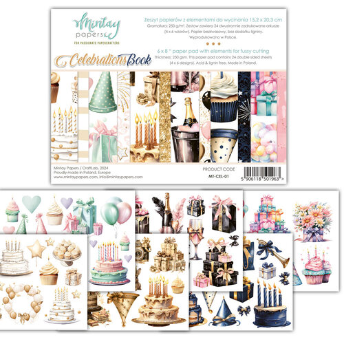 Mintay Papers - 6 x 8 Elements Paper Pad - Celebrations