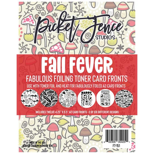 Picket Fence Studios - Fabulous Foiling Toner A2 Card Fronts - Fall Fever 1 Picket Fence Studios - Fabulous Foiling Toner A2 Card Fronts - Fall Fever